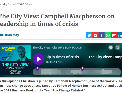 Leading in a crisis feat. City AM and the Police!