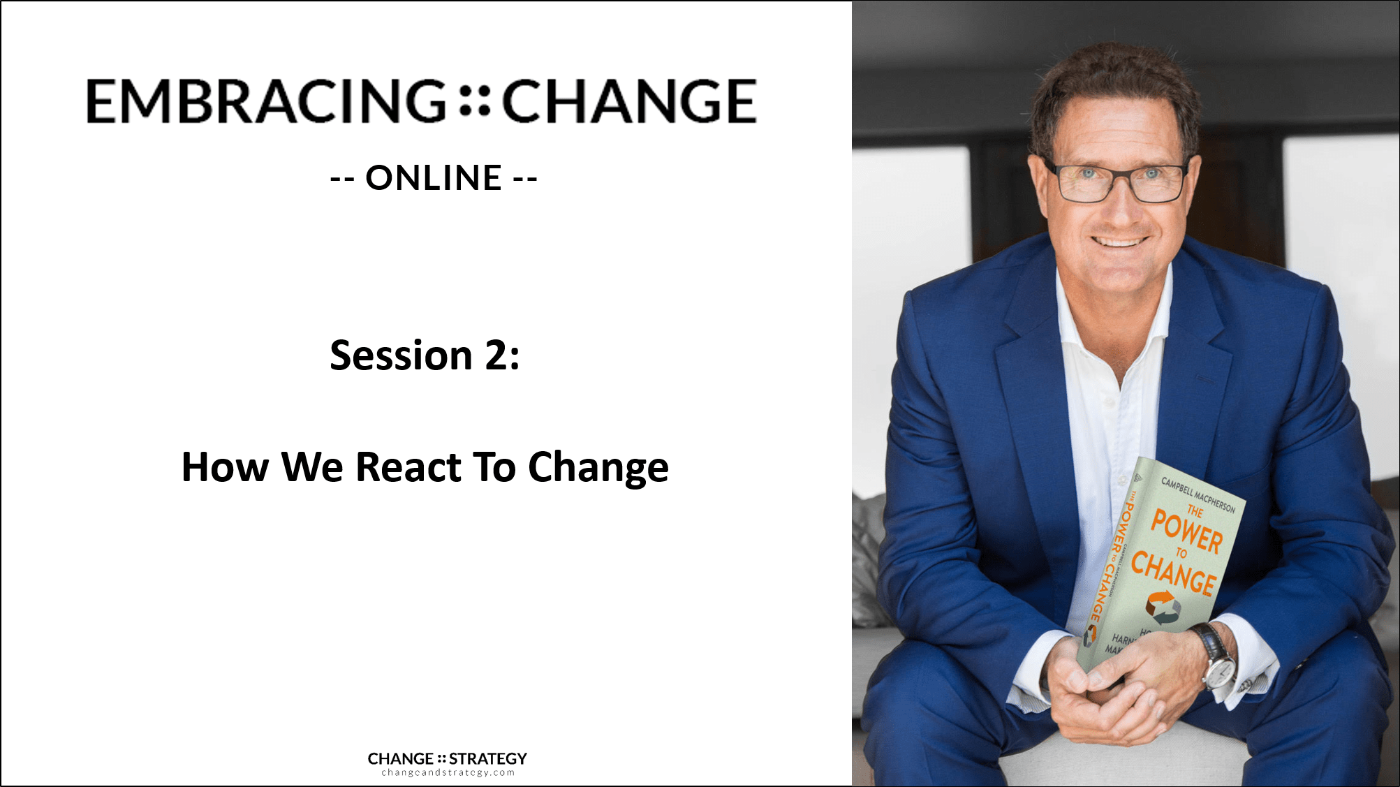 Front Screen – Embracing Change Online 2