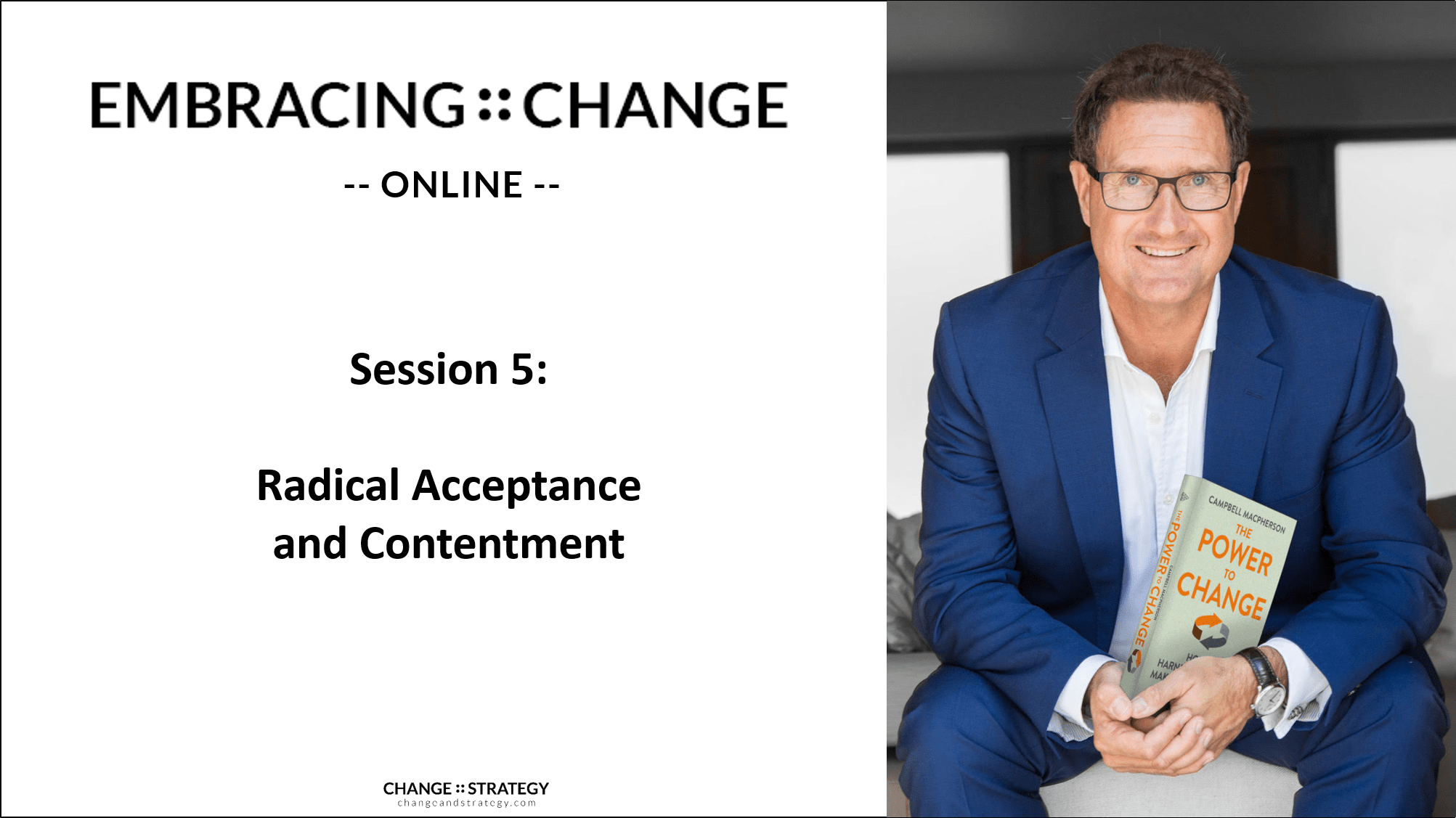 Front Screen – Embracing Change Online 5