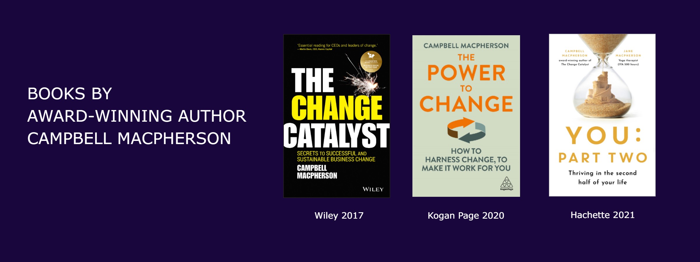 3 books with dates